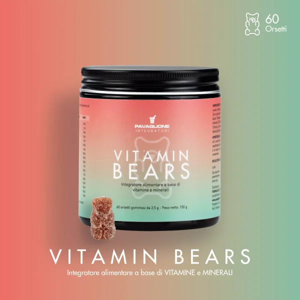 vitamin bears integratore multivitaminico orsetti gommosi vitamine pavaglione integratori