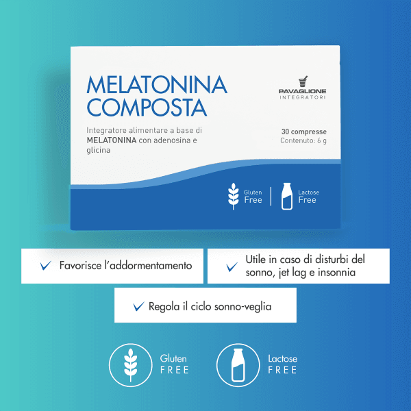 melatonina ormone del sonno effetti jet lag pavaglione integratori
