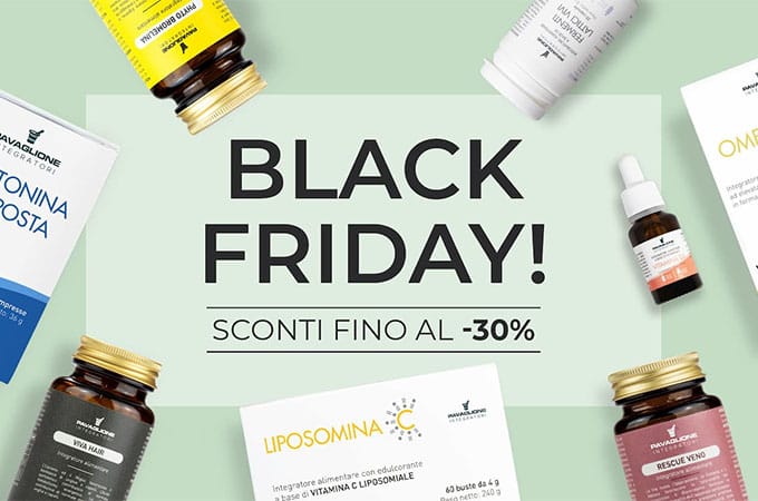Black Friday 2025 Integratori Fitoterapici Pavaglione Integratori