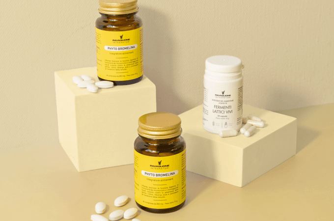 Promozione integratori con fermenti lattici in omaggio con 2 confezioni di Bromelina