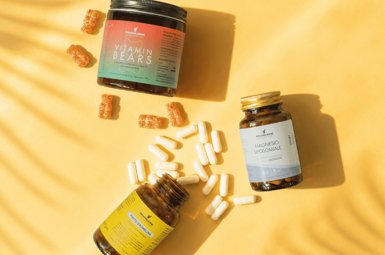 Pack integratori per l'estate: multivitaminico + magnesio liposomiale + bromelina in sconto